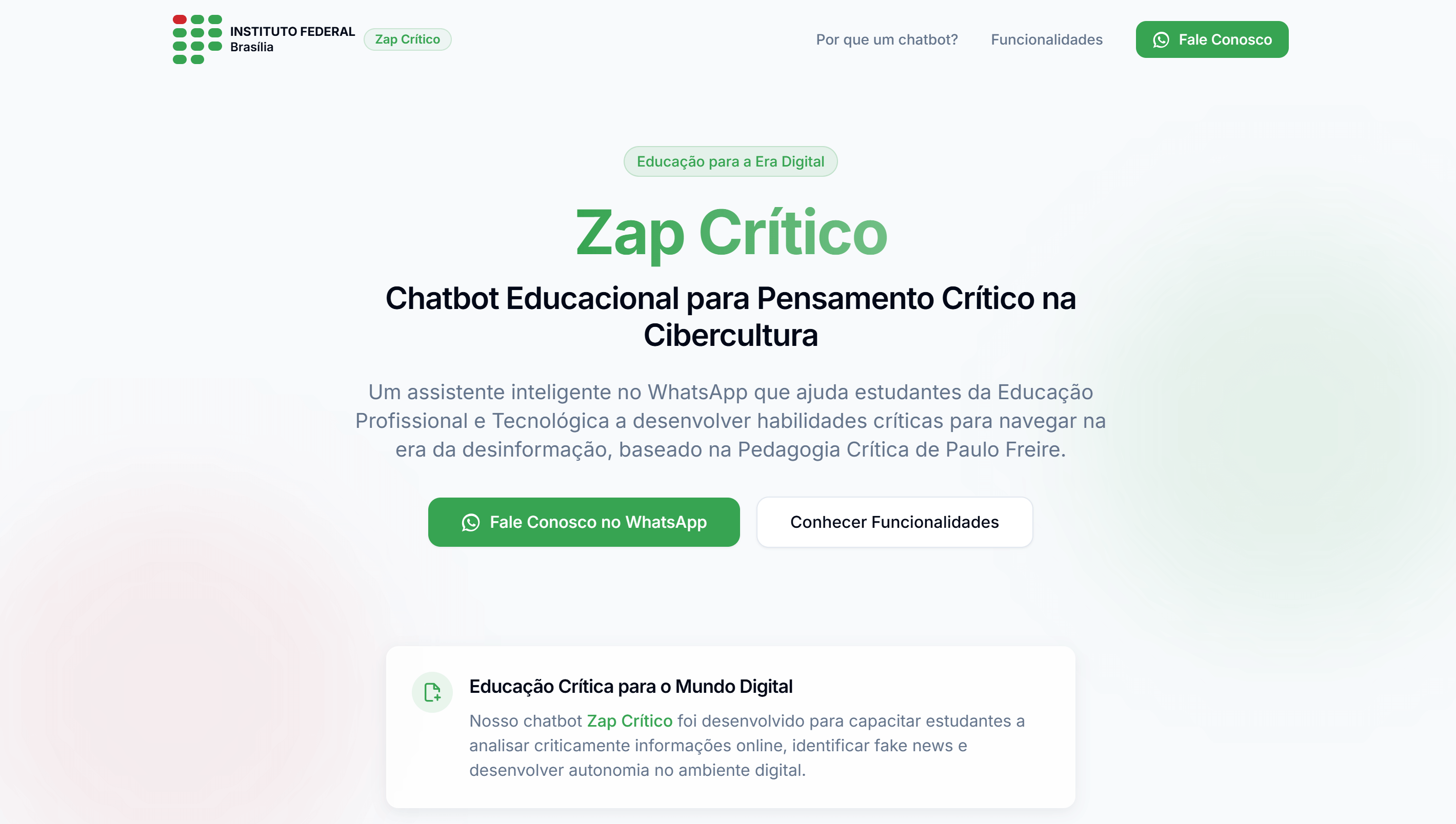 Zap Crítico detail